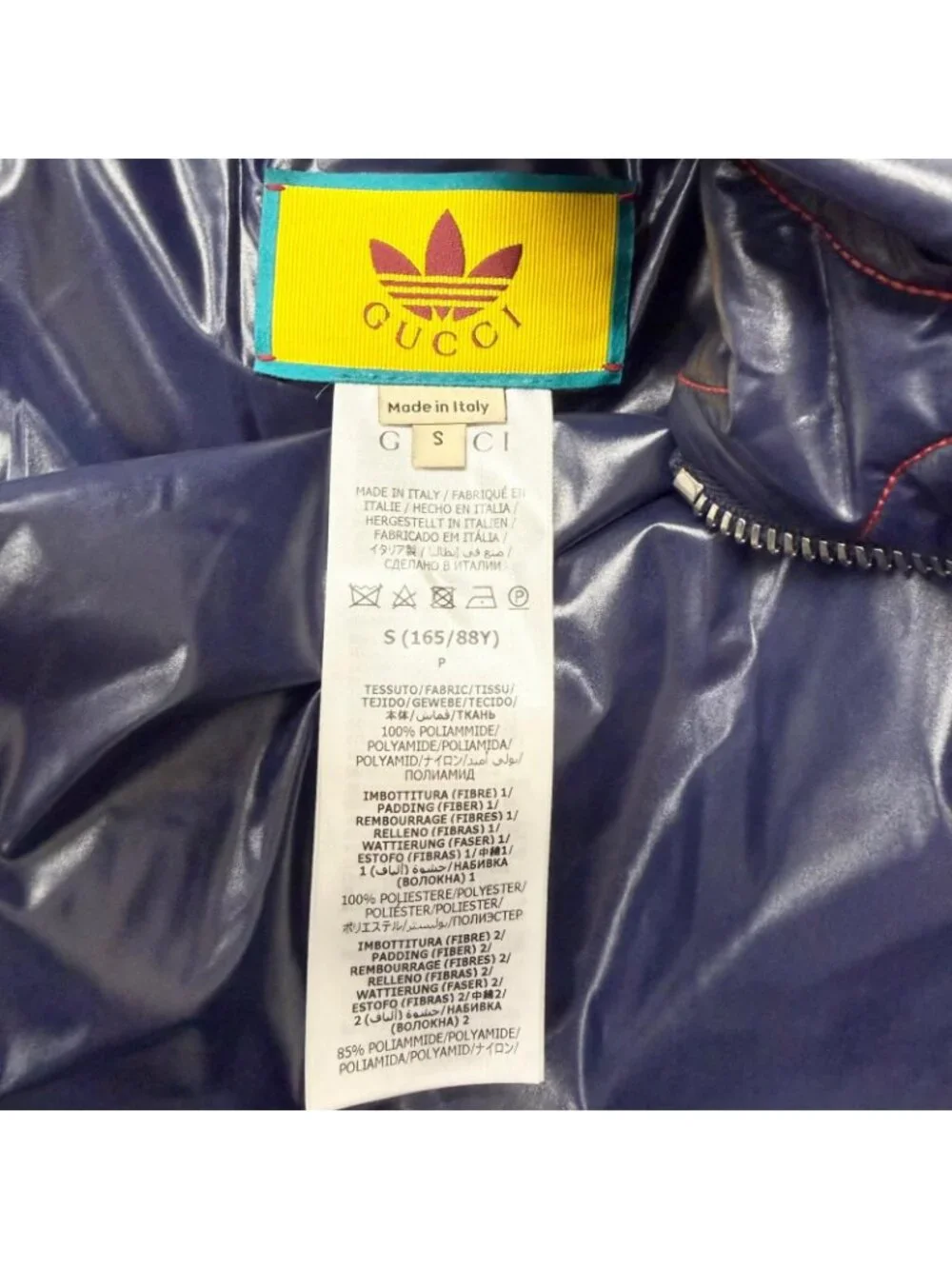 Gucci Adidas Interlocking Trefoil Quilted Poncho Cape